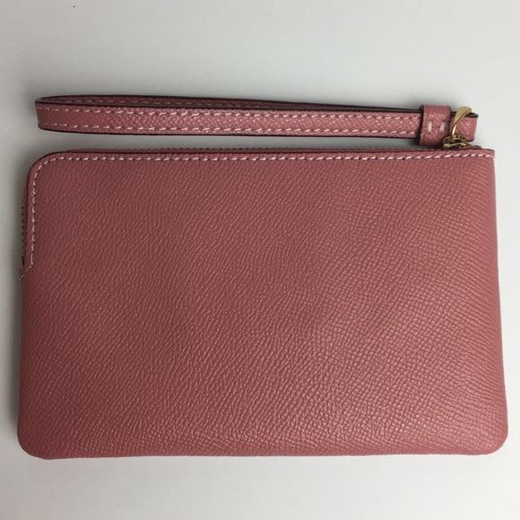 Coach Minnie Mouse Corner Zip Wristlet - Picture 5 of 8